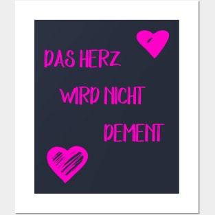 Das Herz wird nicht Dement Posters and Art